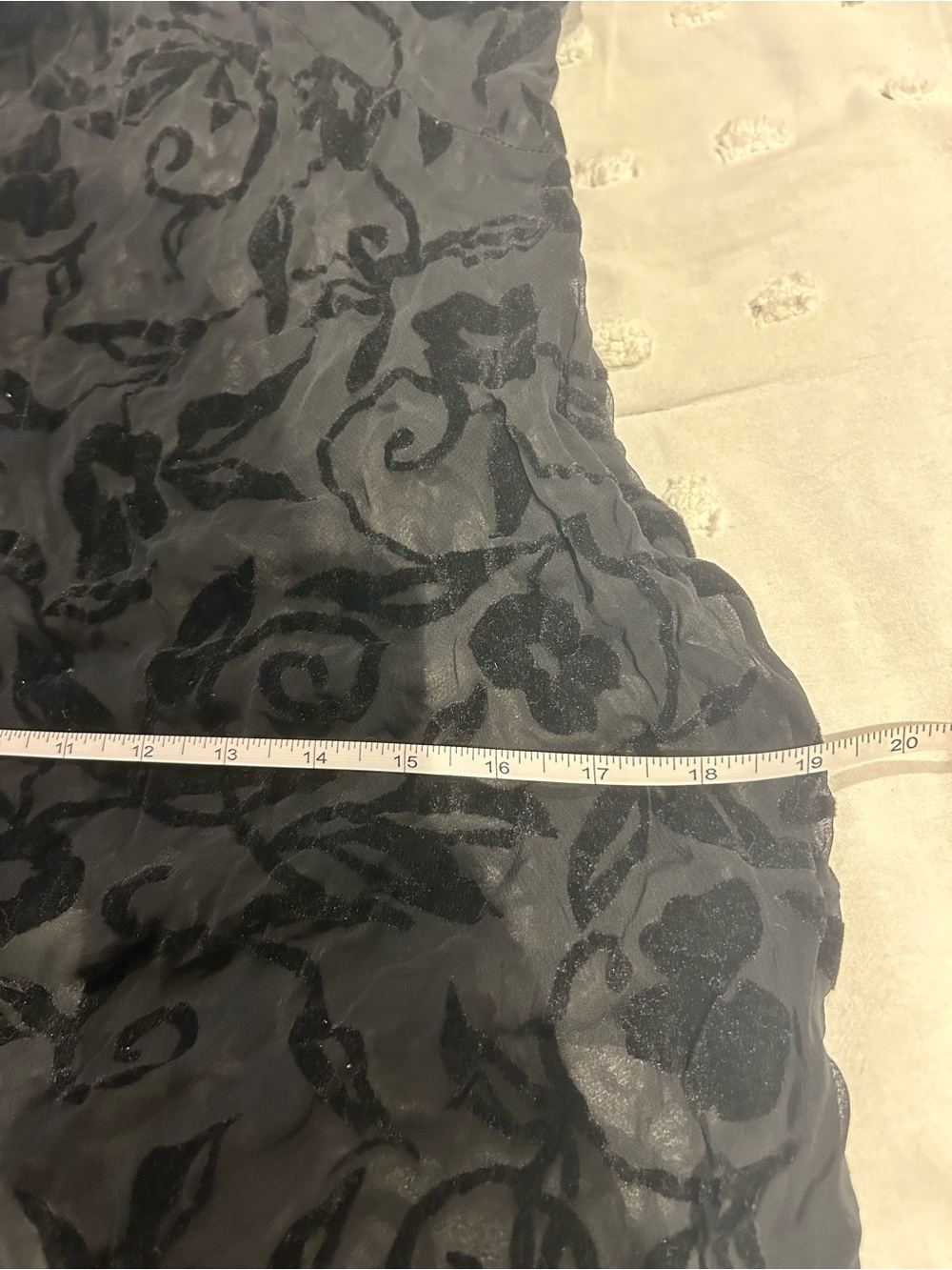 Anna Sui goth runway Floral Velvet Maxi Dress  8 - Picture 16 of 16